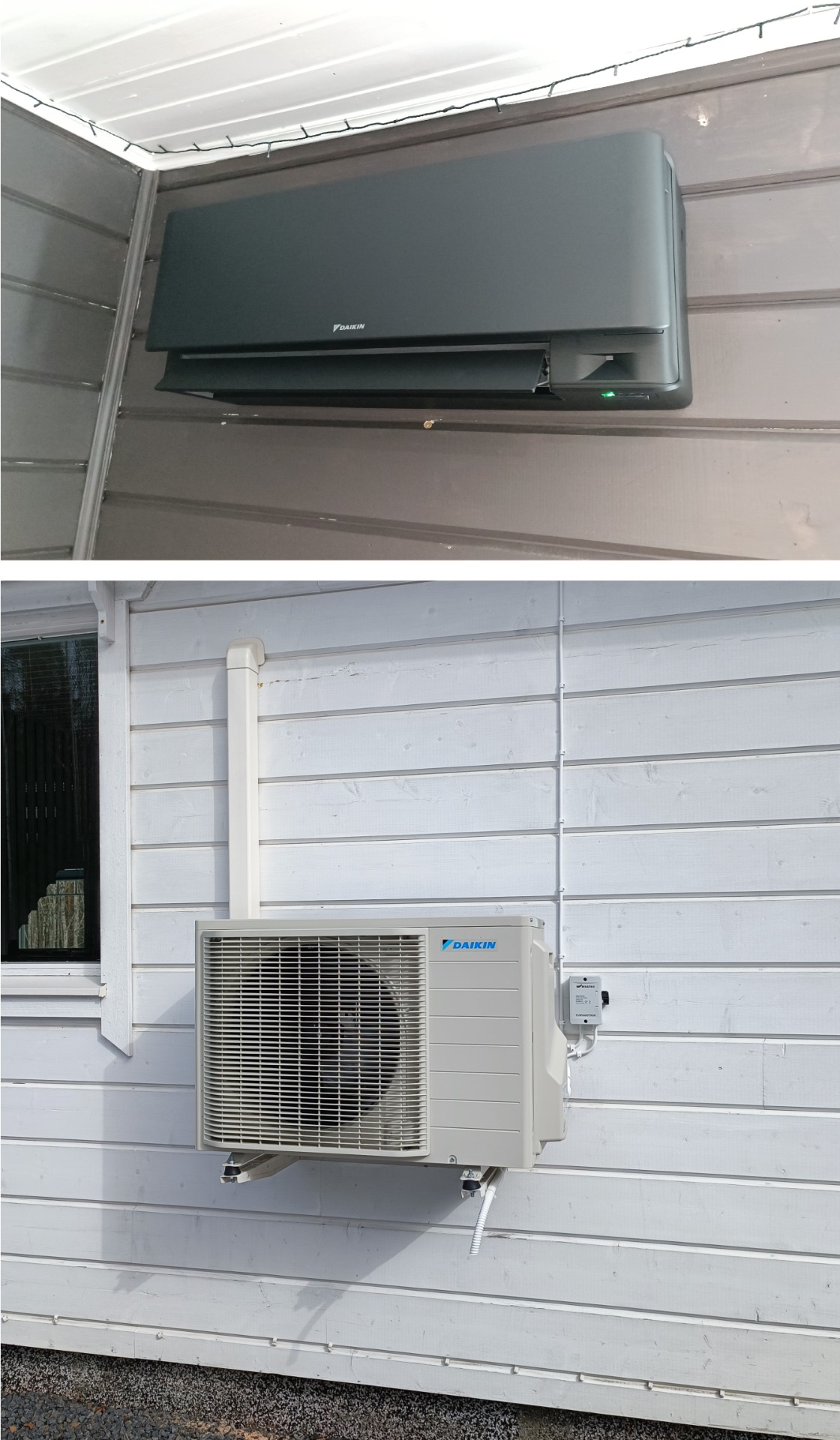 Daikin Stylish N, mattamusta sisäyksikkö