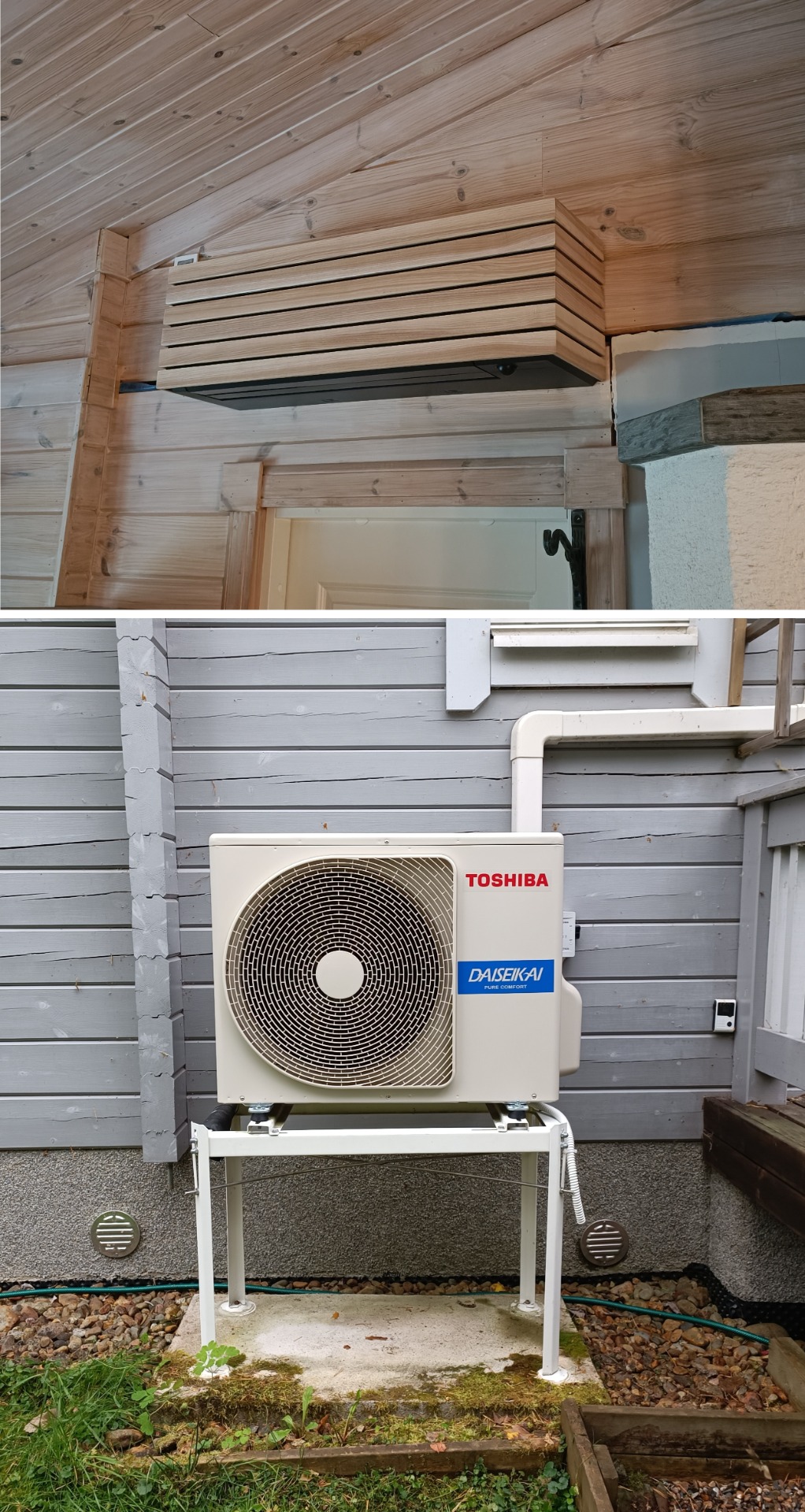 Toshiba Arctic Wood - Puuverhoiltu sisäyksikkö