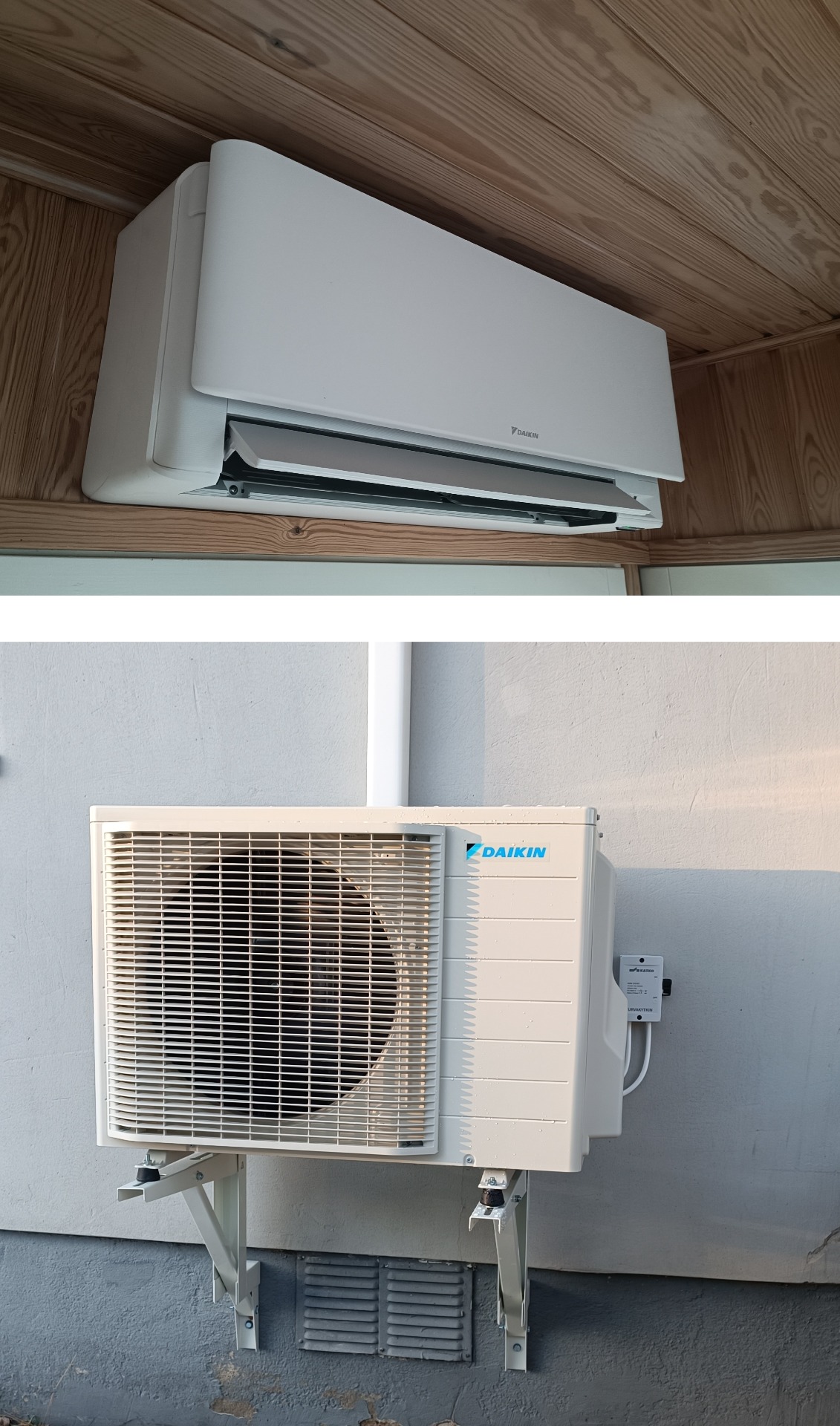 Daikin Stylish N, mattavalkoinen sisäyksikkö